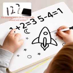 2 in 1 Magnetic Color Sorting Maze & Drawing Board Toddler Montessori Toys Number Matching Learning Counting Preschool Activity