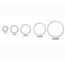 WS2812b Led Ring Addressable 8/16/24/35/45Leds 5050 RGB Led Diode Ring Color IC Built-in LED