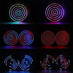 WS2812b Led Ring Addressable 8/16/24/35/45Leds 5050 RGB Led Diode Ring Color IC Built-in LED