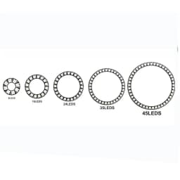 WS2812b Led Ring Addressable 8/16/24/35/45Leds 5050 RGB Led Diode Ring Color IC Built-in LED