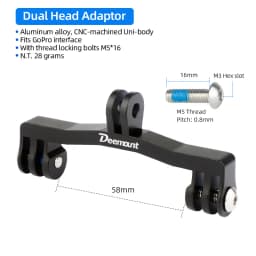 Cycling Headlight Holder Stem Mount Adaptor for Bicycle Front Light Install Camera Stand Bracket Camera Type Connector