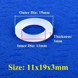 ID 11~50mm OD 19~70mm Food Grade Silicone Gasket High Thermostability Seal Ring Water Dispenser Irrigation Water Pipe Joint Seal