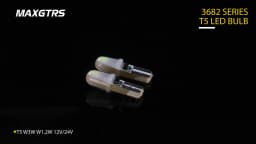 10Pcs T5 Led Bulb W3W W1.2W Led Canbus Car Interior Lights Dashboard Warming Indicator Wedge Auto Instrument Lamp 12V/24V