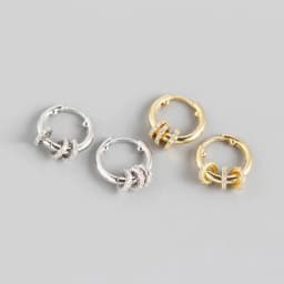XIYANIKE Silver Color French Punk Hip-Hop Geometric Small Hoop Earrings for Women Gold Silver Party Jewelry Accessories
