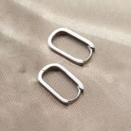 XIYANIKE Silver Color French Punk Hip-Hop Geometric Small Hoop Earrings for Women Gold Silver Party Jewelry Accessories