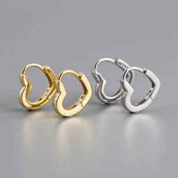 XIYANIKE Silver Color French Punk Hip-Hop Geometric Small Hoop Earrings for Women Gold Silver Party Jewelry Accessories