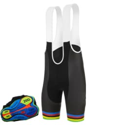 20D Gel Thick Shockproof Pad Cycling Bib Shorts Men Men Cycling Shorts 6 Hours Ride Pro Lycra Men's Cycling Bretelle