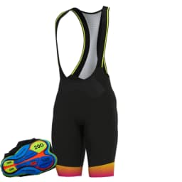 20D Gel Thick Shockproof Pad Cycling Bib Shorts Men Men Cycling Shorts 6 Hours Ride Pro Lycra Men's Cycling Bretelle