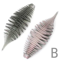 Supercontinent BELLOWS GILL Soft Lure Worm Fishing Bass Lure 100mm/4pcs 77mm/6pcs Larva soft bait