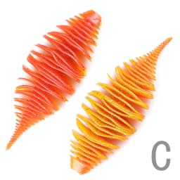 Supercontinent BELLOWS GILL Soft Lure Worm Fishing Bass Lure 100mm/4pcs 77mm/6pcs Larva soft bait