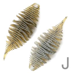 Supercontinent BELLOWS GILL Soft Lure Worm Fishing Bass Lure 100mm/4pcs 77mm/6pcs Larva soft bait