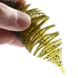 Supercontinent BELLOWS GILL Soft Lure Worm Fishing Bass Lure 100mm/4pcs 77mm/6pcs Larva soft bait