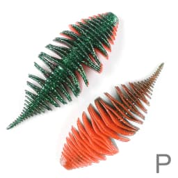 Supercontinent BELLOWS GILL Soft Lure Worm Fishing Bass Lure 100mm/4pcs 77mm/6pcs Larva soft bait