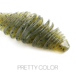 Supercontinent BELLOWS GILL Soft Lure Worm Fishing Bass Lure 100mm/4pcs 77mm/6pcs Larva soft bait