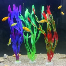 5/10pcs Plastic Aquarium Plants Fish Tank Decorations Artificial Seaweed Water Grass Underwater Plants Aquarium Accessories