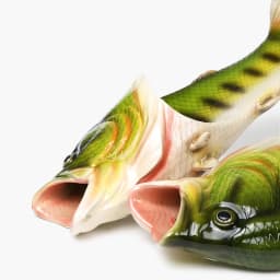 Men Slippers Summer Funny Flip Flops Unisex Animal Fish Mules Non-slip Open-Toed Slides Slippers