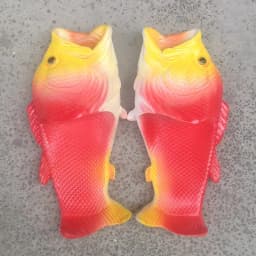 Men Slippers Summer Funny Flip Flops Unisex Animal Fish Mules Non-slip Open-Toed Slides Slippers