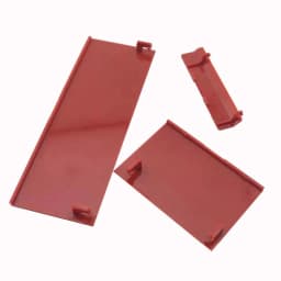 Replacement Memeory Card Door Back Door Cover 3 in 1 Door Covers shell for Wii Console