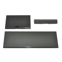 Replacement Memeory Card Door Back Door Cover 3 in 1 Door Covers shell for Wii Console