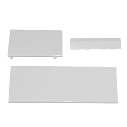 Replacement Memeory Card Door Back Door Cover 3 in 1 Door Covers shell for Wii Console