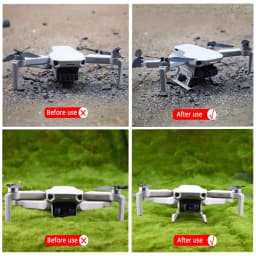 BRDRC Landing Gear Compatible with DJI Mini 4K/Mini 2/Mavic Mini/SE Quick-Release Legs Drone Accessories