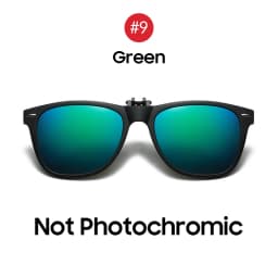 VIVIBEE Men Photochromic Polarized Lens Flip Up Clip on Sunglasses Women Driving Sun Glasses with Clips 2026 Trending Product