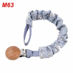 Baby Infant Cotton Pacifier Clip for Newborn Teething Soother Chew Dummy Chains CORB