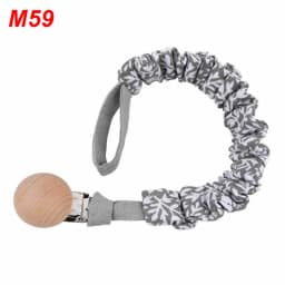 Baby Infant Cotton Pacifier Clip for Newborn Teething Soother Chew Dummy Chains CORB