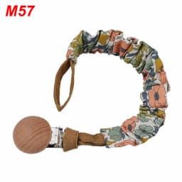 Baby Infant Cotton Pacifier Clip for Newborn Teething Soother Chew Dummy Chains CORB