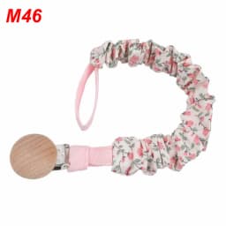 Baby Infant Cotton Pacifier Clip for Newborn Teething Soother Chew Dummy Chains CORB