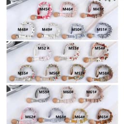 Baby Infant Cotton Pacifier Clip for Newborn Teething Soother Chew Dummy Chains CORB