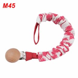 Baby Infant Cotton Pacifier Clip for Newborn Teething Soother Chew Dummy Chains CORB
