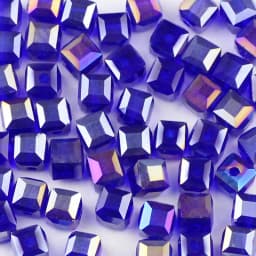 WLYeeS 2 3 4 6 8mm Square shape Austrian crystal beads Square Glass Loose Spacer Bead for Jewelry Bracelet Necklace Making DIY