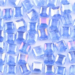 WLYeeS 2 3 4 6 8mm Square shape Austrian crystal beads Square Glass Loose Spacer Bead for Jewelry Bracelet Necklace Making DIY
