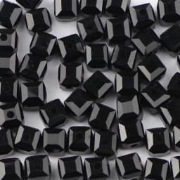 WLYeeS 2 3 4 6 8mm Square shape Austrian crystal beads Square Glass Loose Spacer Bead for Jewelry Bracelet Necklace Making DIY