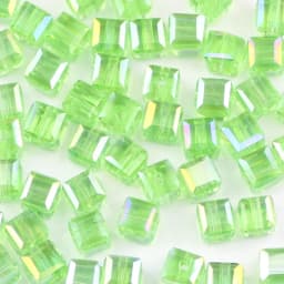 WLYeeS 2 3 4 6 8mm Square shape Austrian crystal beads Square Glass Loose Spacer Bead for Jewelry Bracelet Necklace Making DIY