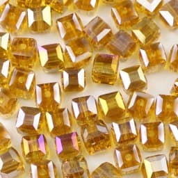 WLYeeS 2 3 4 6 8mm Square shape Austrian crystal beads Square Glass Loose Spacer Bead for Jewelry Bracelet Necklace Making DIY