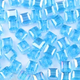 WLYeeS 2 3 4 6 8mm Square shape Austrian crystal beads Square Glass Loose Spacer Bead for Jewelry Bracelet Necklace Making DIY