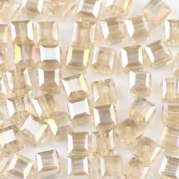 WLYeeS 2 3 4 6 8mm Square shape Austrian crystal beads Square Glass Loose Spacer Bead for Jewelry Bracelet Necklace Making DIY