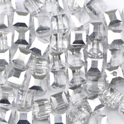 WLYeeS 2 3 4 6 8mm Square shape Austrian crystal beads Square Glass Loose Spacer Bead for Jewelry Bracelet Necklace Making DIY