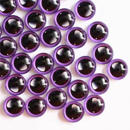 6mm Random Mixed Toys Dolls Dragon Eyes Round Glass Cabochon Flatback Photo For DIY Making Accessories by Pairs K06171