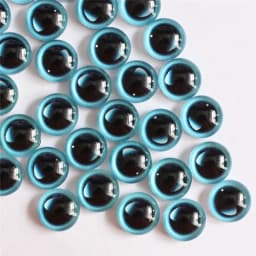 6mm Random Mixed Toys Dolls Dragon Eyes Round Glass Cabochon Flatback Photo For DIY Making Accessories by Pairs K06171