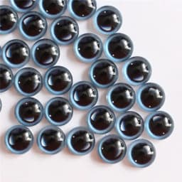 6mm Random Mixed Toys Dolls Dragon Eyes Round Glass Cabochon Flatback Photo For DIY Making Accessories by Pairs K06171