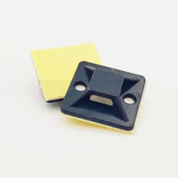Cable Tie Mount Black White Zip Tie Car Cable Wire Removable Wall Holder Mount Clip Green Glue Self Adhesive Cable Tie Base