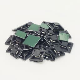 Cable Tie Mount Black White Zip Tie Car Cable Wire Removable Wall Holder Mount Clip Green Glue Self Adhesive Cable Tie Base