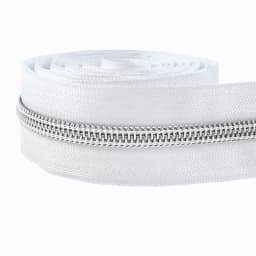 Meetee 2/4/8/10M 5# Nylon Coil Code Zippers Decor DIY Sewing Bags Purse Garment Zipper Tapes Colorful Zips Repair Accessories