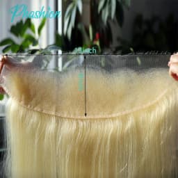 Phashion 13x6 13x4 Real Hd Lace Frontal 7x7 6x6 5x5 4x4 Blonde Swiss Closure 613 Silky Straight Brazilian 100% Remy Human Hair