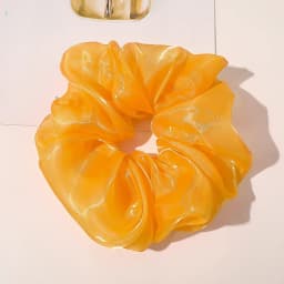 Spring summer organza hair scrunchie large fairy chiffon women Elastic Hair Band Ponytail Holder Hair Tie Girl Gum Accessories