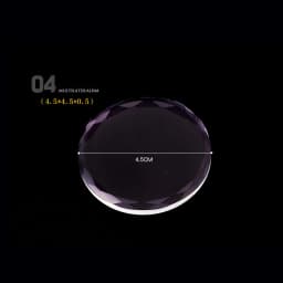 1PC Glass Nail Color Palette for Gel Polish Pallet Mixing Drawing Paint Plate Pad Manicuring Nail Art Display Showing Shelf