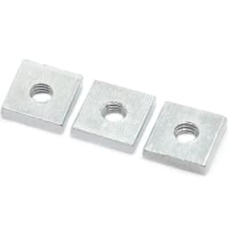 M3 M4 M5 M6 M8 Zinc Plated Carbon Steel Thin Quadrangle Block Square Nut DIN562